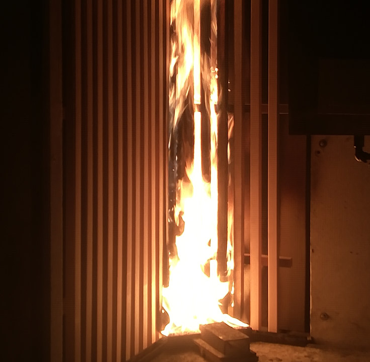 Tasseaux en bois Euroclasses B-s1,d0